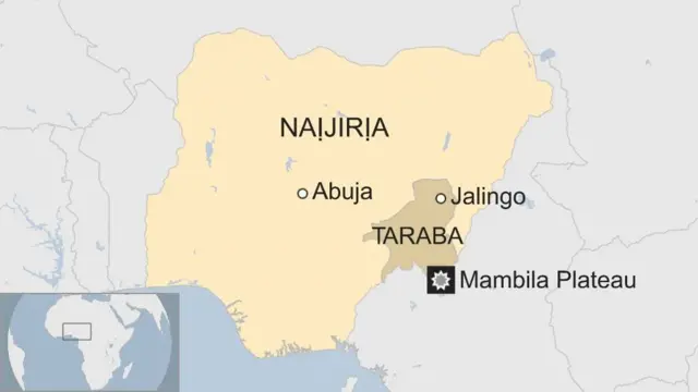 Eserese na-egosi ebe mwakpo Mambila mere