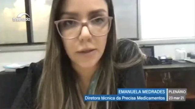 Diretora técnica da Precisa Medicamentos, Emanuela Medrades