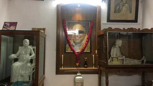 கருணாநிதியின் கோபாலபுரம் இல்லம்