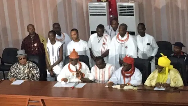 Traditional rulers in Nigeria wey dey Rivers State