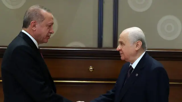 Cumhurbaşkanı Recep Tayyip Erdoğan ve MHP Genel Başkanı Devlet Bahçeli