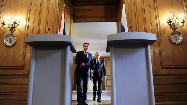 Кэмерон, Путин