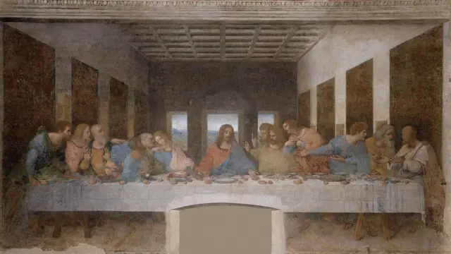 Reprodução da Pintura 'A Santa Ceia',1b betLeonardo da Vinco