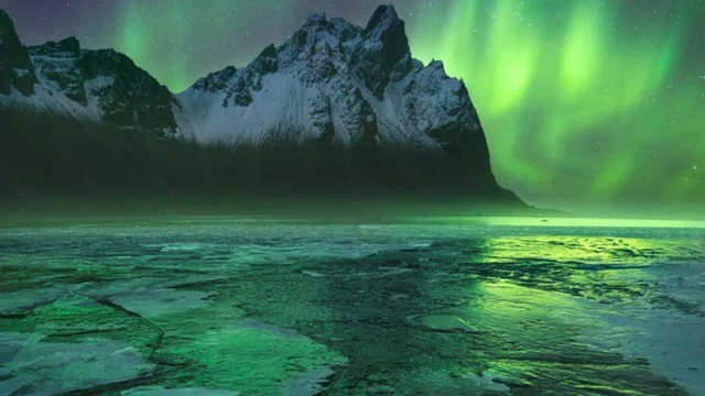 The Northern Lights in Iceland.