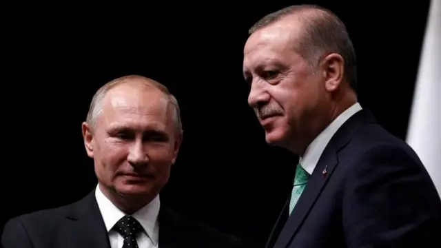 Rusya Devlet Başkanı Vladimir Putin ve Cumhurbaşkanı Recep Tayyip Erdoğan