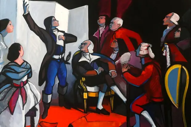 Musee d'Histoire de la Ville de Marseille - Cantando la Marseillaise por primera vez.