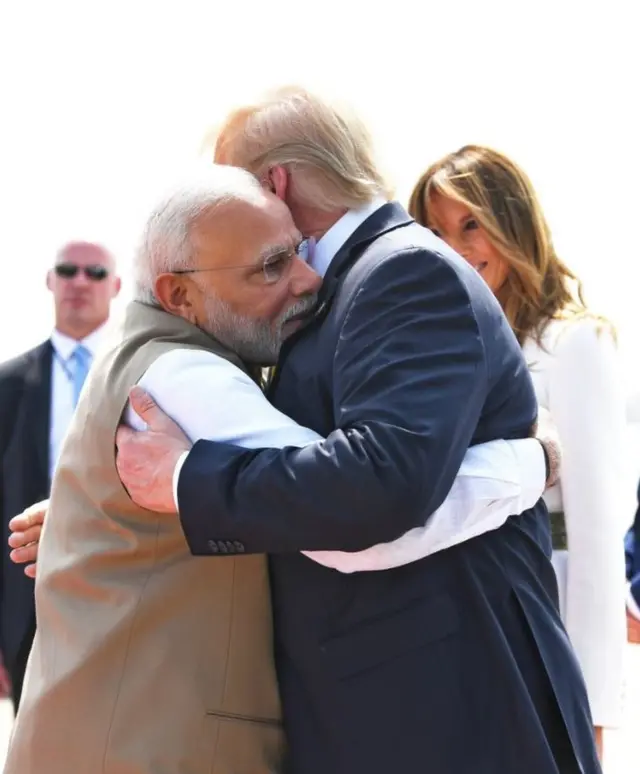 डोनाल्ड ट्रंप, नरेंद्र मोदी, गुजरात, भारत, अमेरिका