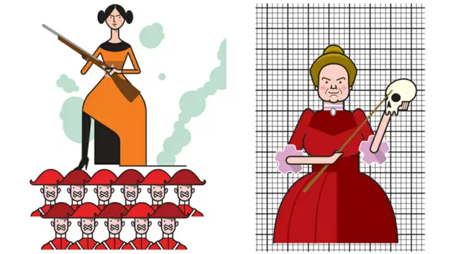 Ilustraciones de Mujeres Insolentes