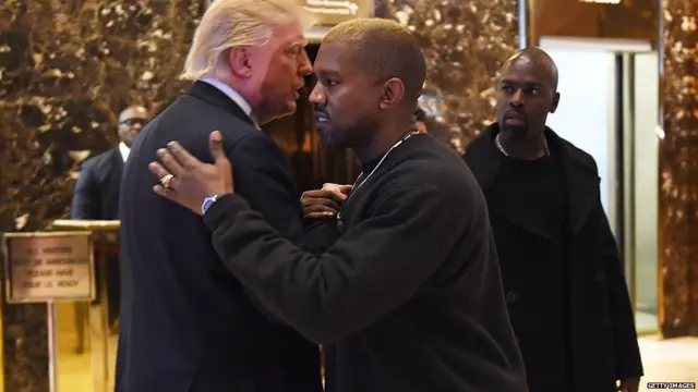 Donald Trump na Kanye West