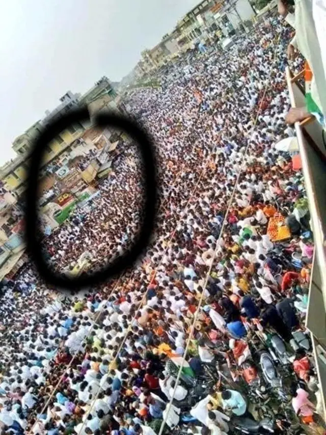 ప్రియాంక గాంధీ, నకలీ ఫొటో