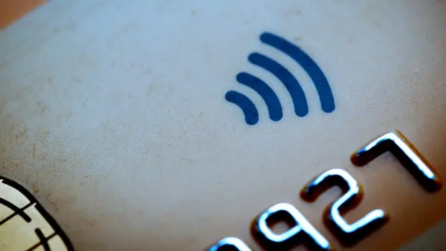 Símbolo de pago sin contacto