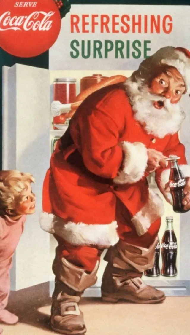 Father Christmas coke advert.
