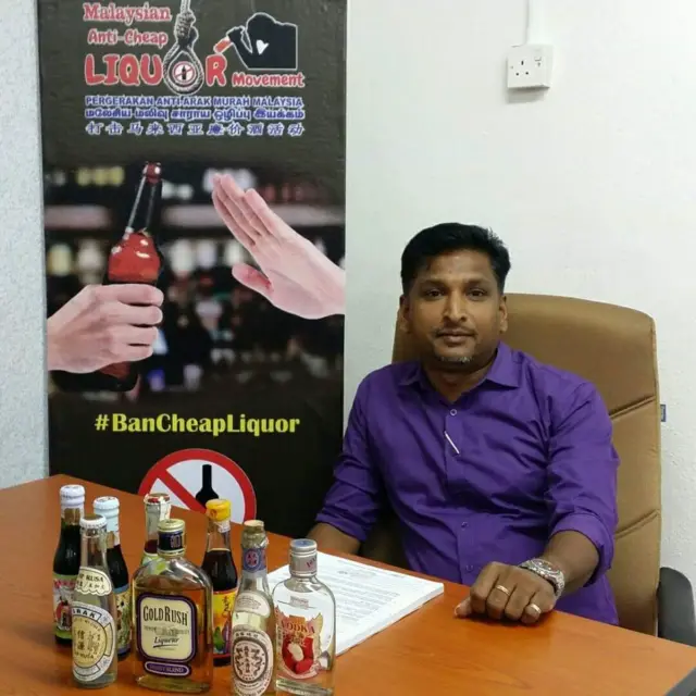 மலேசிய மலிவுவிலை மது எதிர்ப்பு இயக்கத்தின் செயல்பாட்டுத் தலைவர் டேவிட் மார்ஷல்.