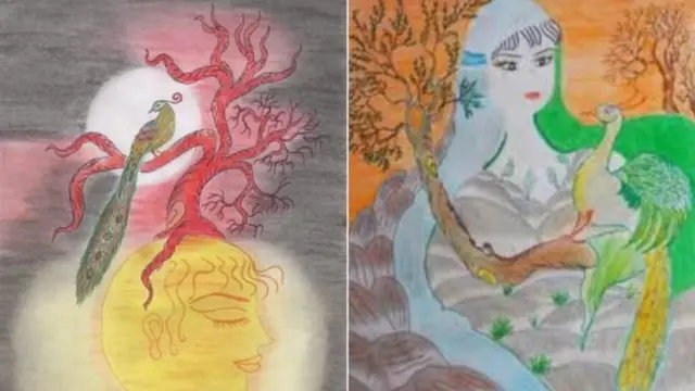 मितरा की पेंटिंग