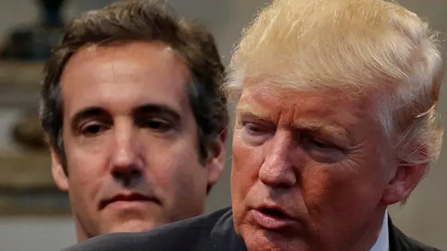 Michael Cohen y Donald Trump