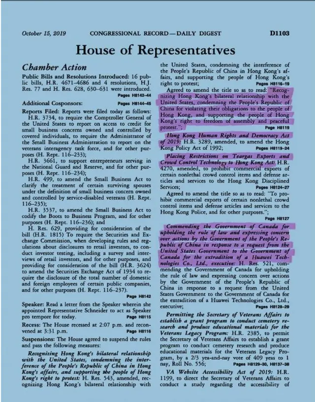 congressional record