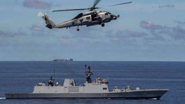 భారత్-అమెరికా సంయుక్త నావికా దళ విన్యాసాలు