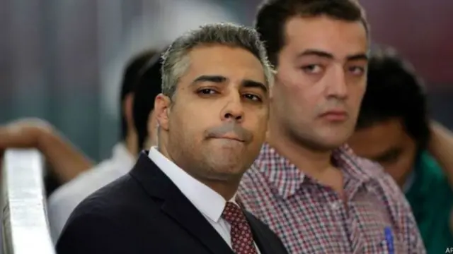 الصحفيان محمد فهمي وباهر محمد