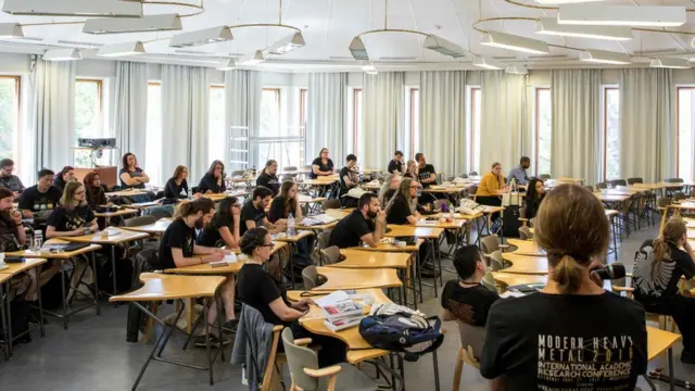 Sala de aula em Helsinque