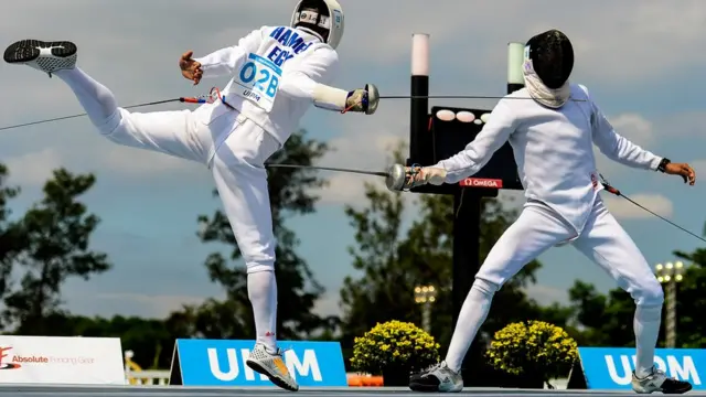 Esgrima en pentatlón moderno