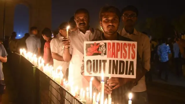 అత్యాచారాలపై నిరసన