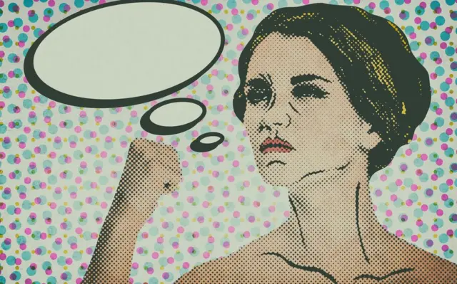 Ilustración de una mujer.