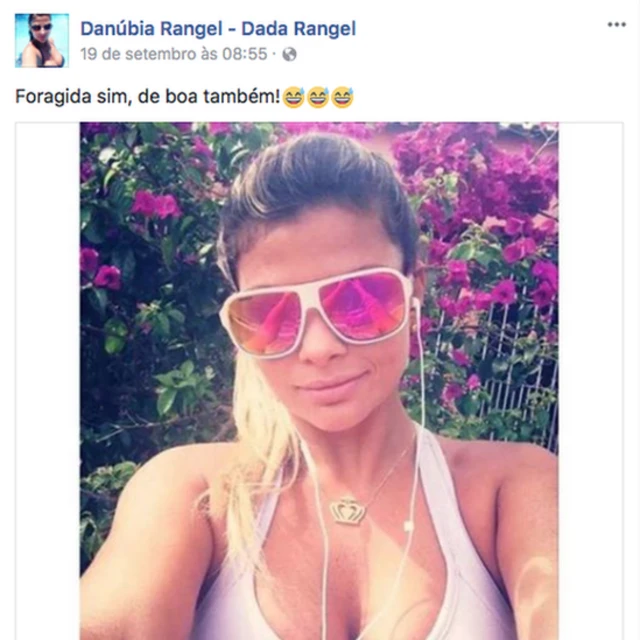 Postagemesporte bet 7conta atribuída a Danúbia no Facebook