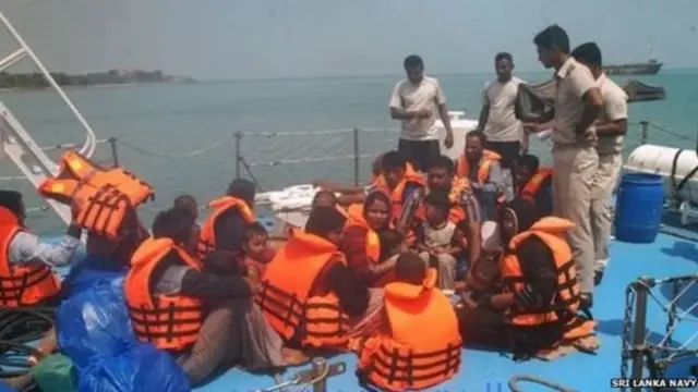 පසුගිය අප්‍රේල් 30 වෙනිදා ශ්‍රී ලංකා මුහුදු තීරයට ඇතුළු වූ රෝහින්ග්‍යා සරණාගතයන් පිරිස
