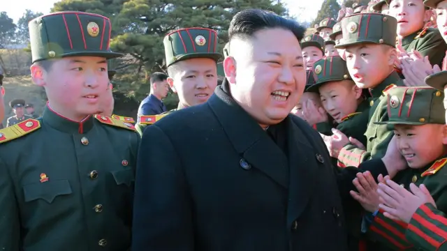 उत्तर कोरिया के नेता किम जोंग उन.
