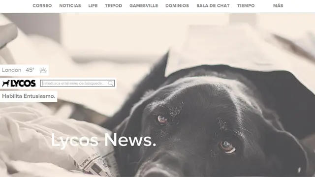 Captura de pantalla de Lycos