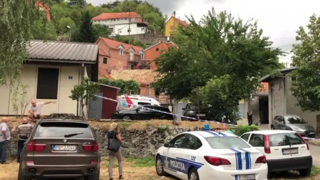 The scene in Cetinje