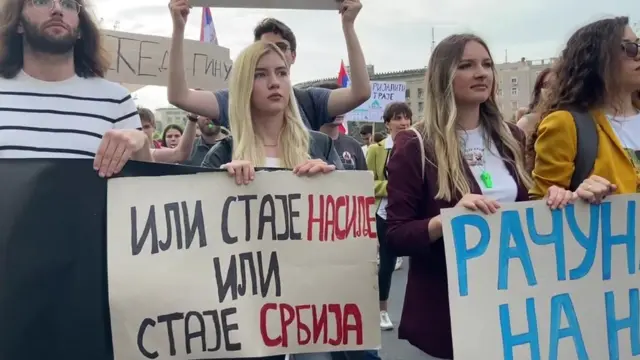Sedmi protest Srbija protiv nasilja u Beogradu