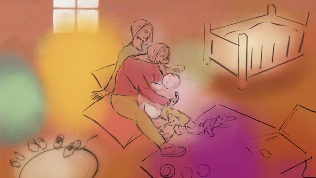 బిడ్డతో తల్లి