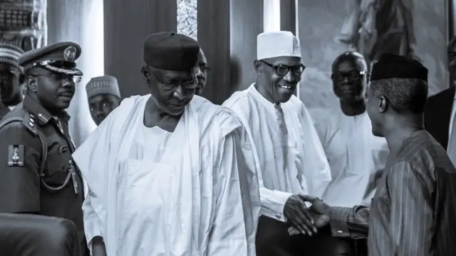 Buhari da Osinbajo da Kyari