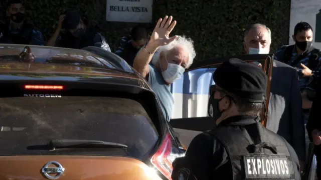 Diego Maradona Burial pictures