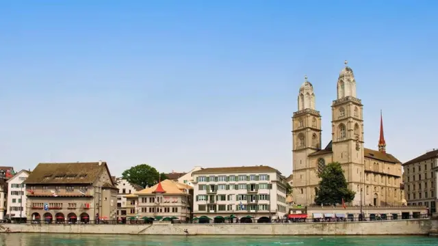 Grossmünster di Zürich.