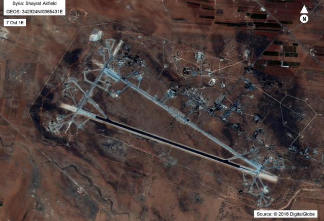 敘利亞霍姆斯附近的謝拉特空軍基地