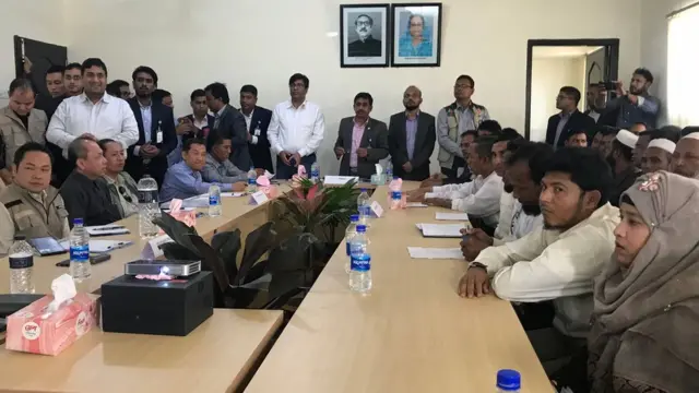ဒုက္ခသည်တွေနေရပ်ပြန်ရေး တွေ့ဆုံဆွေးနွေးတာ သုံးကြိမ်ရှိပါပြီ။
