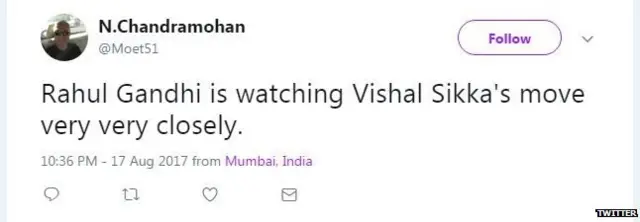 विशाल सिक्का, इंफ़ोसिस, नारायण मूर्ति, सोशल मीडिया