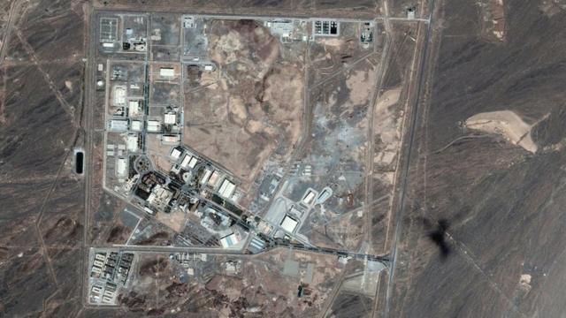 عکس ماهواره‌ای از تاسیسات نطنز در تاریخ ۱۲ ژوئن
