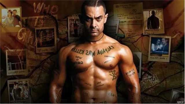 फ़िल्म ग़ज़नी का पोस्टर