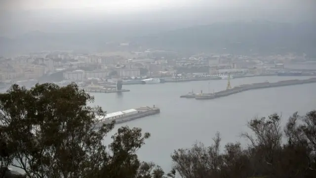 Порт города Сеута