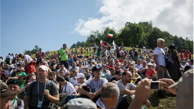 Марш мира 2018, час историје, каменичко брдо