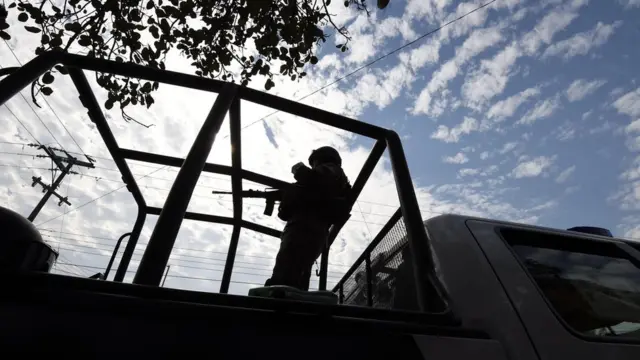 Militar en Veracruz.