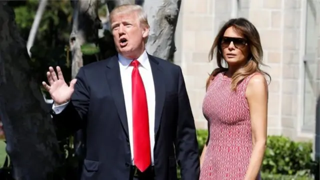 آقای ترامپ مکزیک را متهم می‌کند که برای متوقف کردن عبور مهاجران از مرز "کم کاری" می‌کند