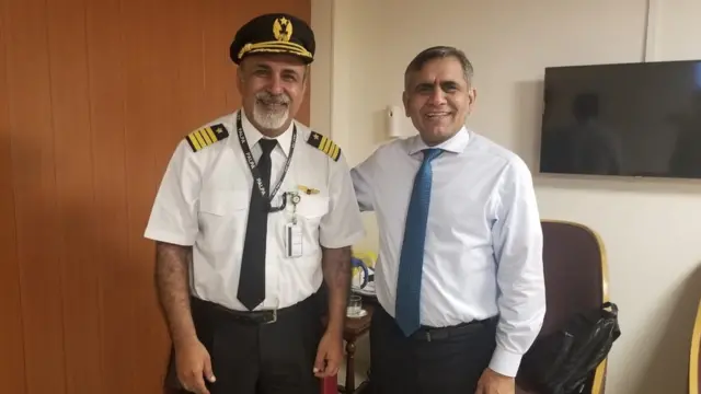 پی آئی اے کے سی ای او ایئر مارشل ارشد ملک اور کیپٹن مقصود بجرانی