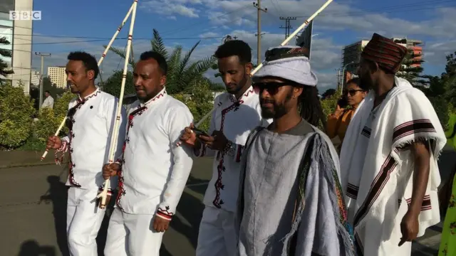 በአዲስ አበባ የተከበረው የኢሬቻ በዓል ታዳሚዎች
