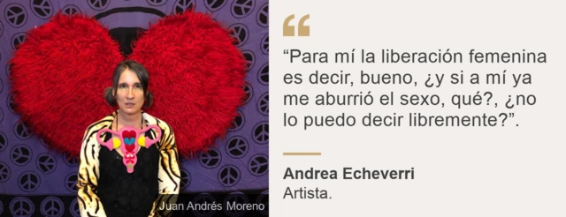 Cita de Andrea Echeverri.