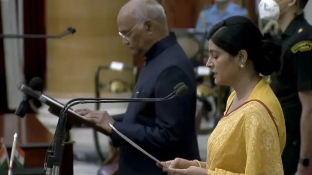 અનુપ્રિયા પટેલને પણ ફરીથી કેન્દ્રીય મંત્રીમંડળમાં સ્થાન મળ્યું છે