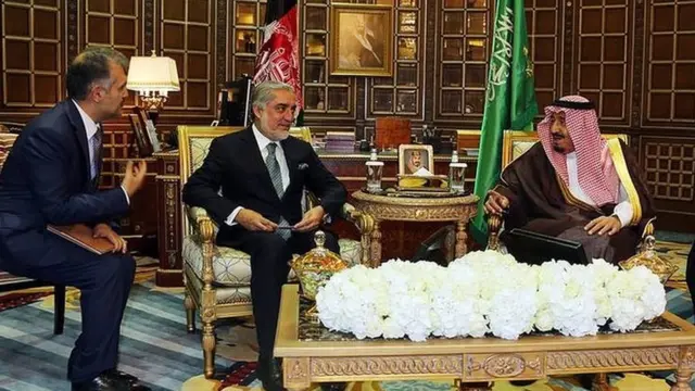 ښاغلي عبدالله له پاچا سلمان سره په خبرو کې له ریاضه د افغان سولې د ملاتړ غوښتنه وکړه.